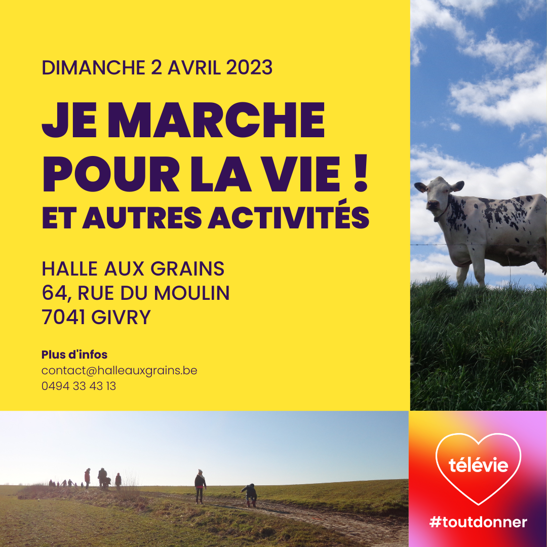 Affiche je marche pour la vie 2023