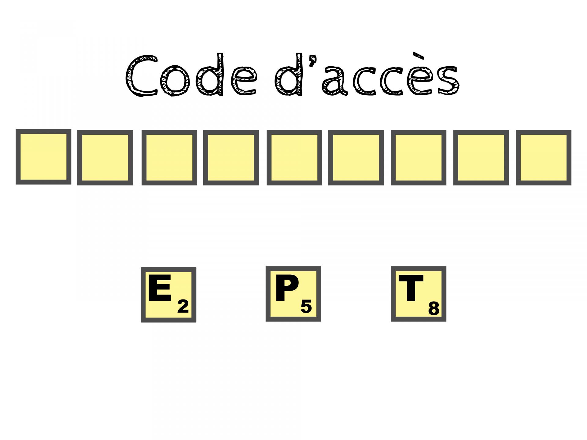Code  d'accès