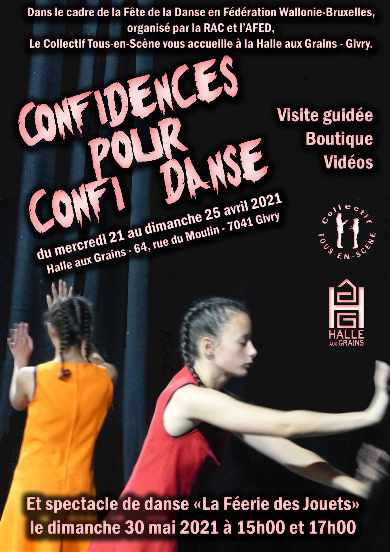 Affiche confidences pour confi danse